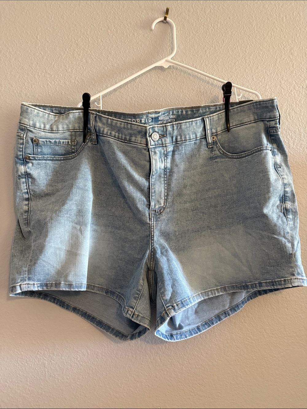 torrid Light Blue Denim Jean Shorts
